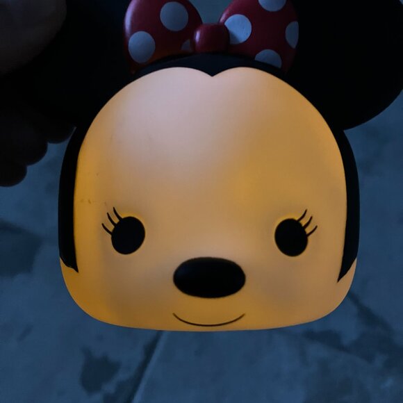 Mickey Mouse Plush Keychain + Minnie Mouse Night Light - Picture 2 of 3